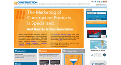 Desktop Screenshot of constructionmarketingassociation.org